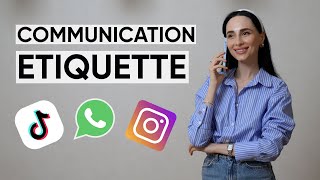 Communication Etiquette: How to Handle Phone Calls, Instagram & Emails | Jamila Musayeva screenshot 5