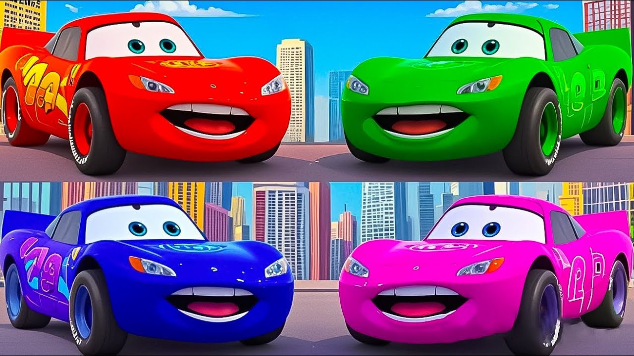 Lightning McQueen Fixes the Road in Radiator Springs ⚡ Disney Pixar | Coffin Dance Song (COVER)