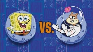 Spongebob Squarepants Typing Tournament Jumbo Grand Final With Cheese Spongebob Vs. Sandy