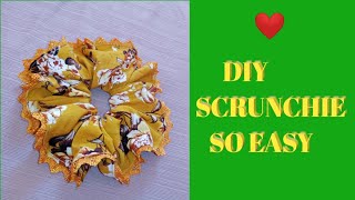 How to make a Scrunchie |DIY| Diy Scrunchie | Diy Scrunchie tutorial| Diy Scrunchie XXL