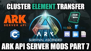 How to Create AsaAPI Plugins (Serverside Mods) Cluster Element Transfer Part 7