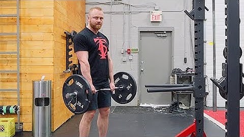 EZ-Bar Bent Over Barbell Row