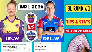 UP-W vs DEL-W Dream11 Analysis | UP-W vs DEL-W DREAM11 Final Team | WPL 2024