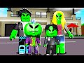 We Got ADOPTED By An ALIEN FAMILY In Roblox Brookhaven RP