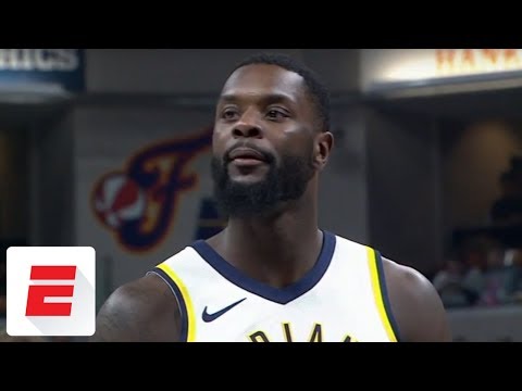 Lance Stephenson's shoe falls apart in middle of Pacers' game vs. Lakers | ESPN