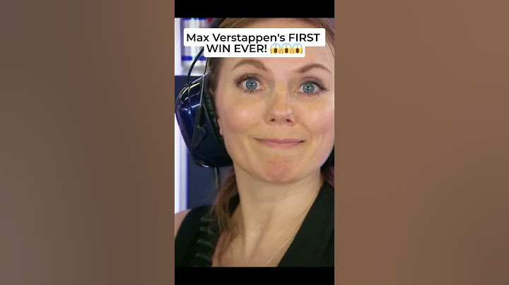 Max Verstappen's FIRST WIN EVER!! 😱