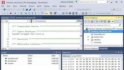 Microchip Studio (Atmel Studio 7) für Arduino - Installation der Entwicklungsumgebung
