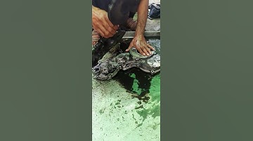 how to open a engine timing plate upper#kashi #machanic