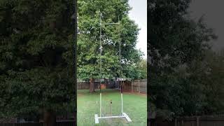 Building a free standing C-Pole antenna for 20m /P. I need to lengthen it to lower freq.