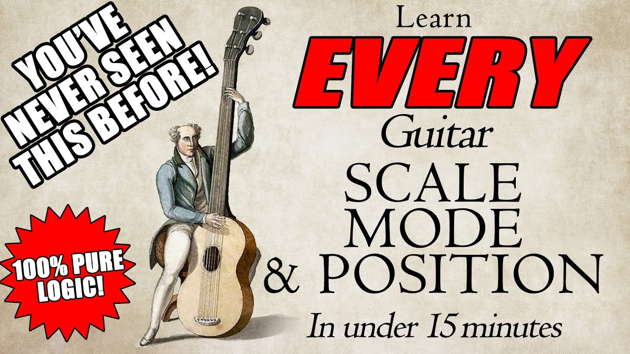 Building the Better Guitar Scale - Pt. 1 An algorithm for every scale, mode \u0026 position. FREE eBook!