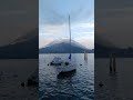 Lake Como, Varenna, view of the Alps #lakecomo #varenna #boat #alps #italy #scenicviews #nature