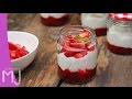 YOGUR GRIEGO CASERO CON MERMELADA DE FRESA | Receta fácil