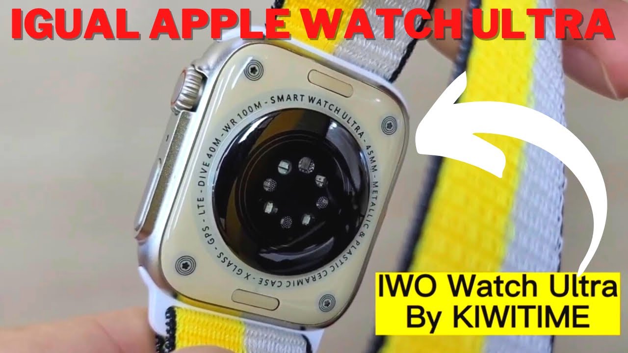 LANÇAMENTO Smartwatch IWO ULTRA com GPS Copia do Apple Watch 8
