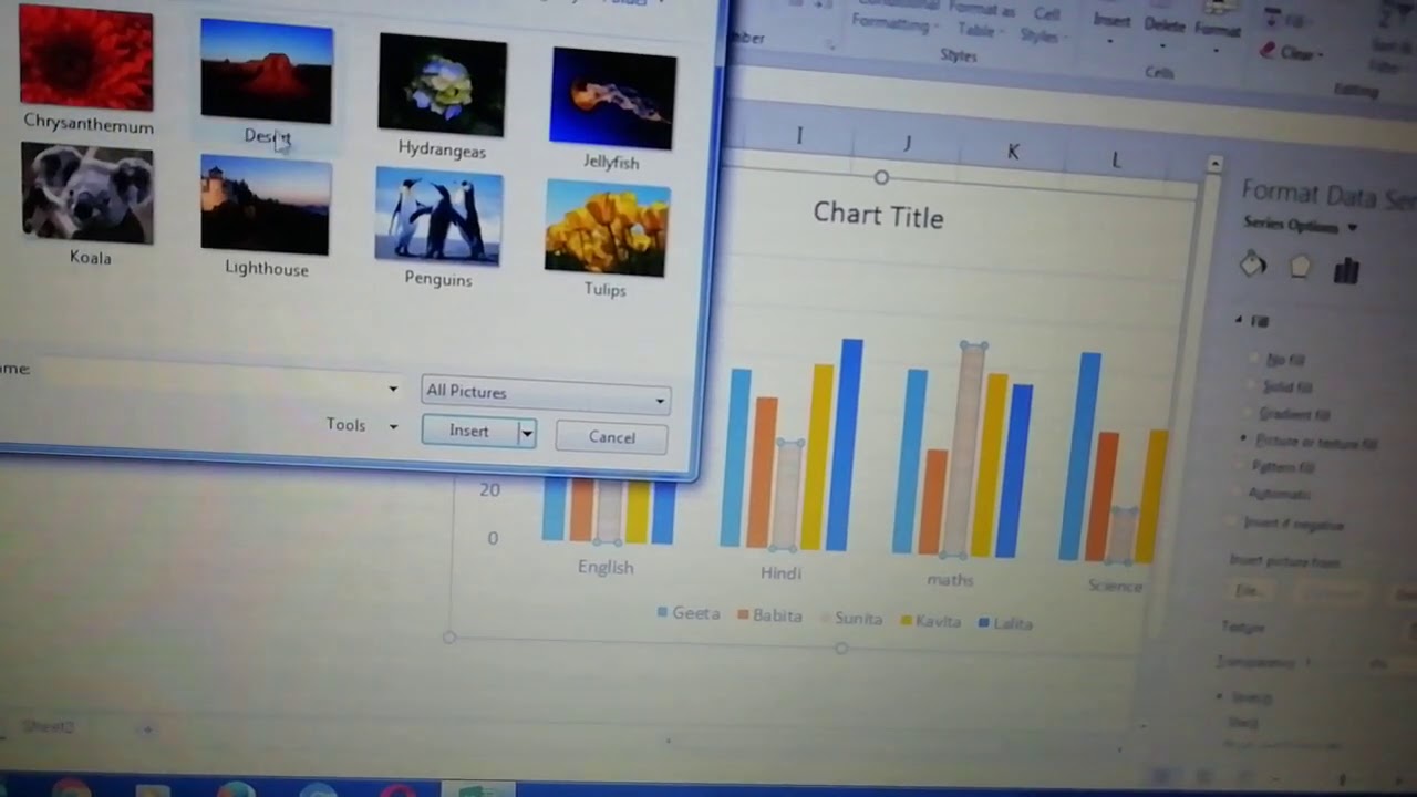 Class 9 chapter 4 Session 4 Formatting On Chart In Excel YouTube Class 9 chapter 4 Session 4 Formatting On Chart In Excel YouTube