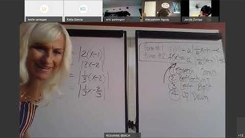 H Algebra 2: Lesson 2.1