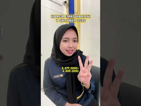 HARGA EMAS HARI INI, 1 OKTOBER 2026 TURUN 14.000✨