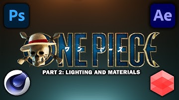 Cinema 4d 2024: One Piece 3d Logo Animation (Pt 2 Lighting and Materials)