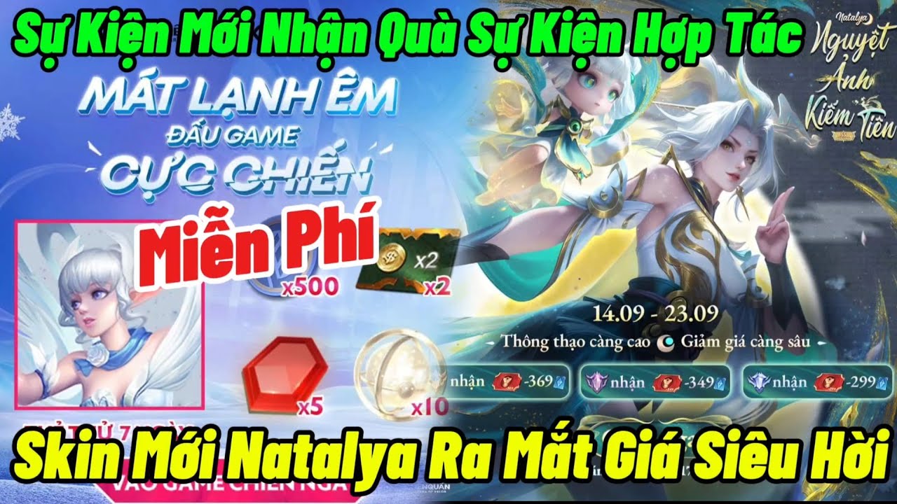 Sự Kiện Mới Nhận Miễn Phí Quà Sự Kiện Hợp Tác Liên Quân x Kotex-Skin ...