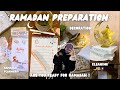 Ramadan preparation goals  decoration  cleaning  unboxing        