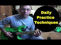Steve Stine Guitar Lesson - Fundamental Daily Practice Techniques for Electric Guitar