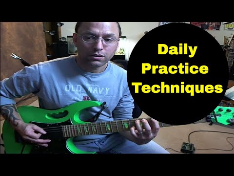 Steve Stine Guitar Lesson - Fundamental Daily Practice Techniques for Electric Guitar