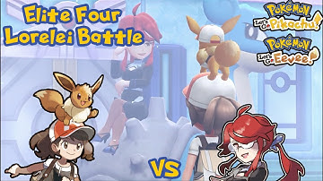 Pokemon Lets Go Pikachu & Lets Go Eevee- Elite Four Lorelei Battle