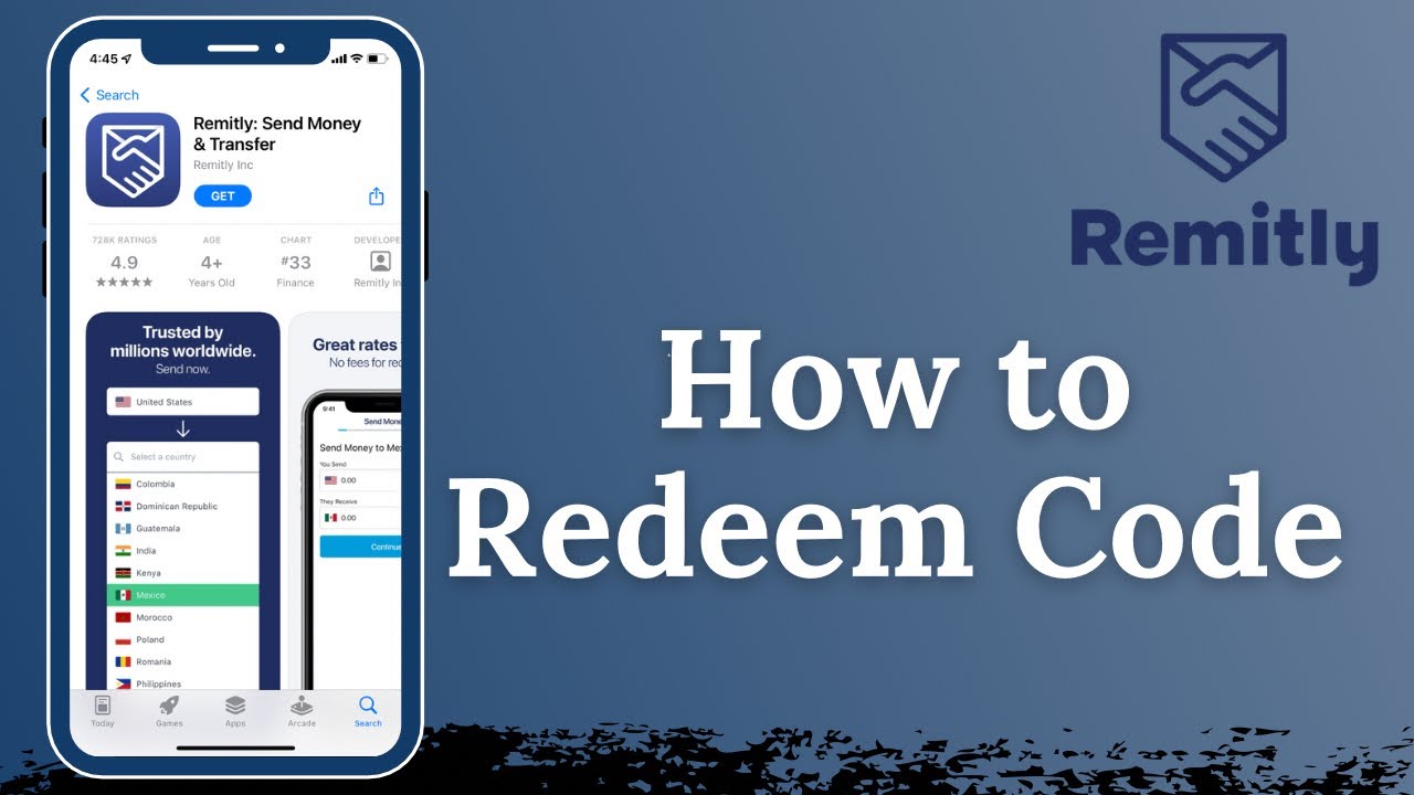 How to Redeem Offer Code on Remitly Easy Remitly Guide YouTube