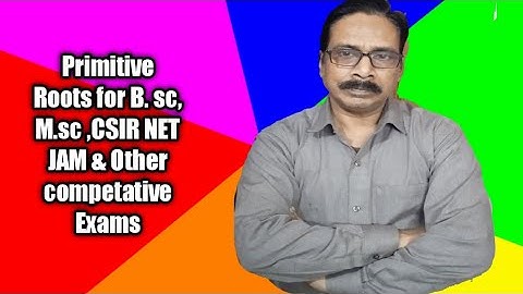 ##PRIMITIVE ROOTS {Number Theory } |How to find primitive roots | primitive roots with example