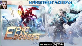 🔵KNIGHTS OF NATIONS - GAME PLAY  (NOVO MMORPG) ANDROID/IOS🔵 screenshot 1