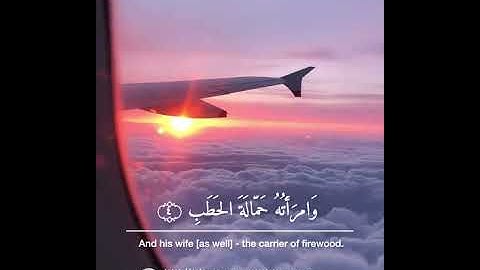 سورة المسد الشيخ ناصر القطامي #سورة_المسد