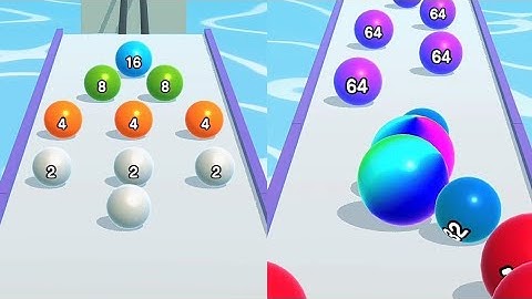 Ball Run 2048 🎱😷 - All Levels Gameplays  Android, iOS part 62