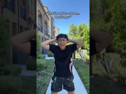 What did he do to my ice cream 😭 What did he do to my ice cream 😭