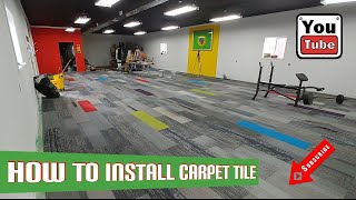 How to Install Carpet Tile