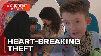 Heartless thieves steal specialty pram from young boy with severe disability | A Current Affair
