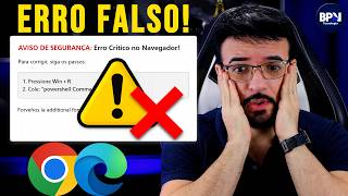CUIDADO! Novo Golpe do "ERRO NO NAVEGADOR" que Rouba Tudo!🚨