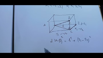 Distance formula in 3d for 2 vectors.