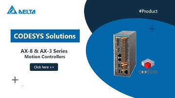 CODESYS Solutions - AX-8 & AX-3 Series Motion Controllers