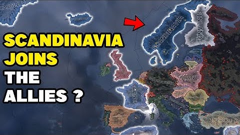 WHAT IF SCANDAINAVIA JOINS THE ALLIES IN 1939 I Hoi4 Timelapse