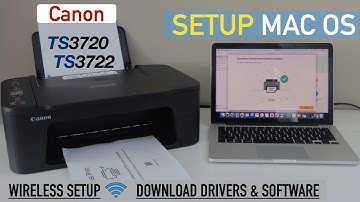 Canon Pixma TS3720 Setup Mac OS, Install Drivers, Wireless Setup, Printing & Scanning Test TS3722.