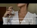 PARFÜMÖK: ALKALMAZÁS | TARTÓSSÁG | KEDVENCEK