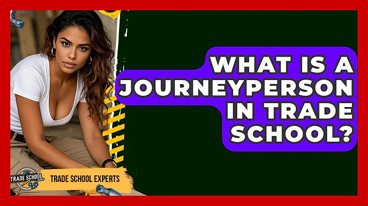 What Is A Journeyperson In Trade School? - Trade School Experts