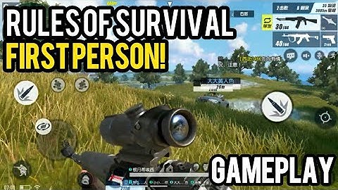 First Person Mode! Rules of Survival BETA Gameplay | iOS Android DOWNLOAD Link