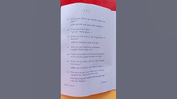 +3 3rd semester History Generic Elective (Paper - 1/2)# question paper 2021#like share & subscribe👇