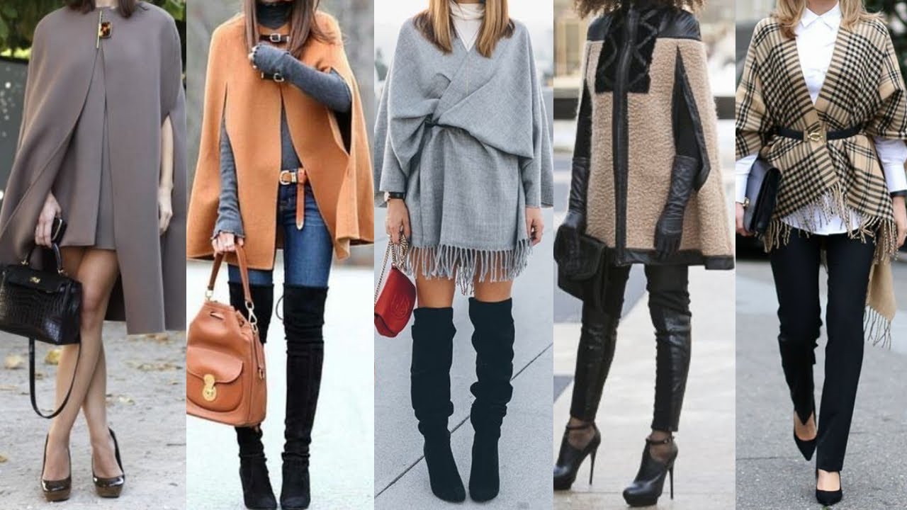 Abrigo capa mujer: cómo lucir capas en otoño e invierno, cómo combinar un  abrigo capa.