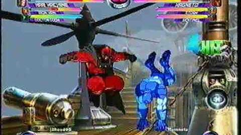 MvC2 Online (360): J2hood95 (IM/WM/Doom) vs Brett (MSS) .:11.12.09:.