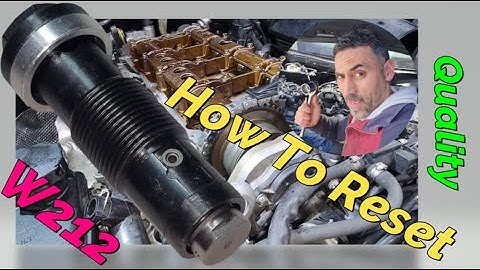 W212 Engine Timing Chain Tensioner How To Reset