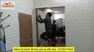 THI CÔNG NHANH GỌN ĐỐI VỚI NHỮNG LOẠI TƯỜNG ẨM MỐC BONG TRÓC ĐÃ CŨ KỸ