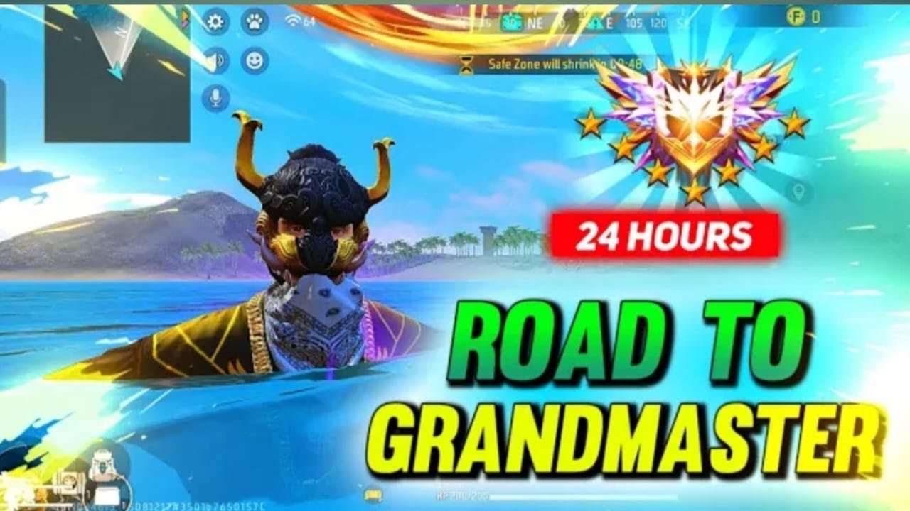 Free Fire Top 1 GrandMaster Rank Push Live - YouTube