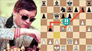 When Anatoly Karpov Played Like Mikhail Tal: The INSANE Nd5 Sacrifice!