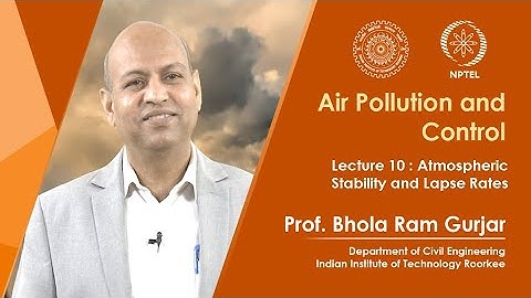 Lecture 10: Atmospheric Stability and Lapse Rates